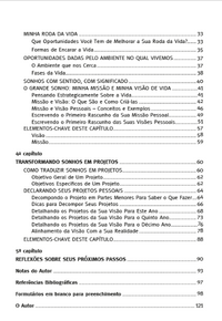 2a pagina sumario livro transforme sonhos realidade